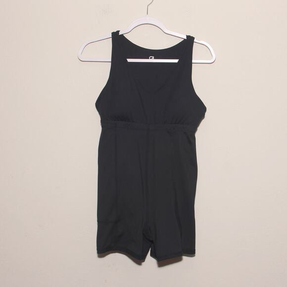 Gapfit Black One-Piece Active Tank Dress/Shorts Size Medium Shelf Bra - Picture 9 of 11